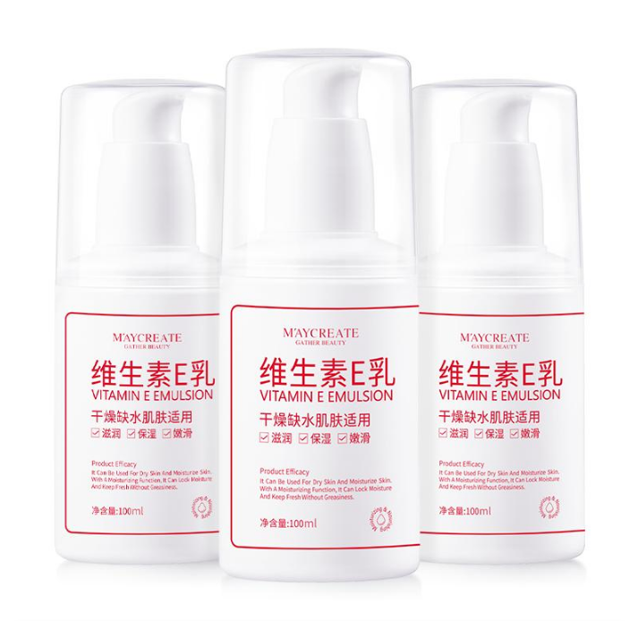 健美创研 维生素e乳 秋冬国货身体乳液面霜100ml*3瓶