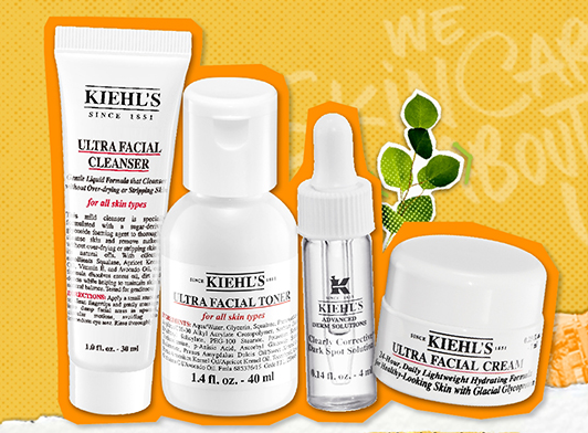 Kiehl＇s/科颜氏 高保湿面霜金盏花水淡斑精华白泥